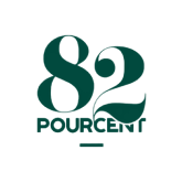 logo 82pourcent vert